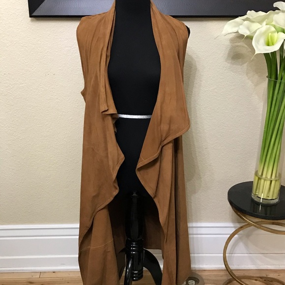 NWT LaMarque Elem Leather Duster Vest - Picture 5 of 7